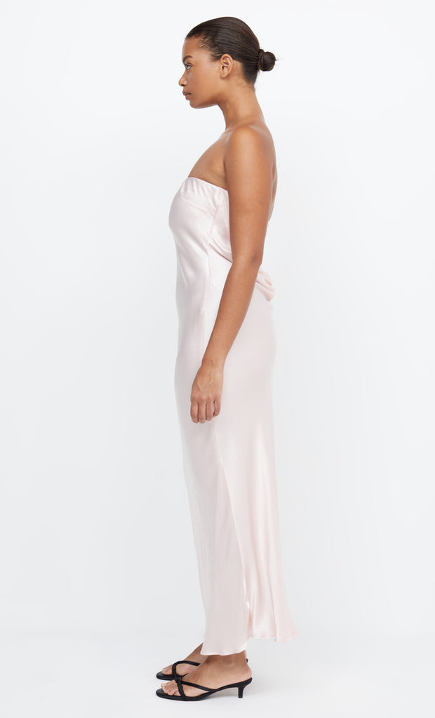 Moon Dance Strapless Formal Dress in Blush Pink by Bec + Bridge