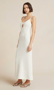 EFFIE KNIT KEY MAXI DRESS - IVORY