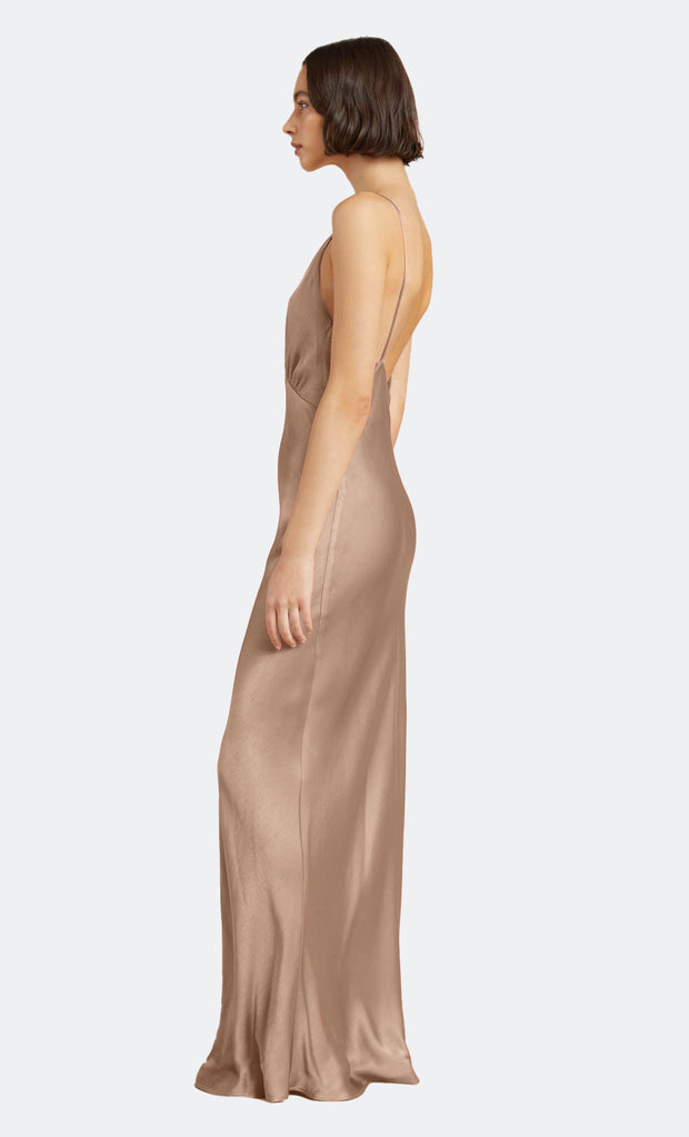 LORELAI V MAXI DRESS - GOLDEN