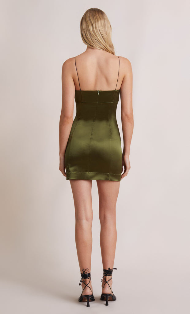 BELLA MINI DRESS - MOSS