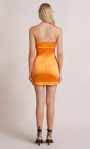 STELLA MINI DRESS - TANGERINE