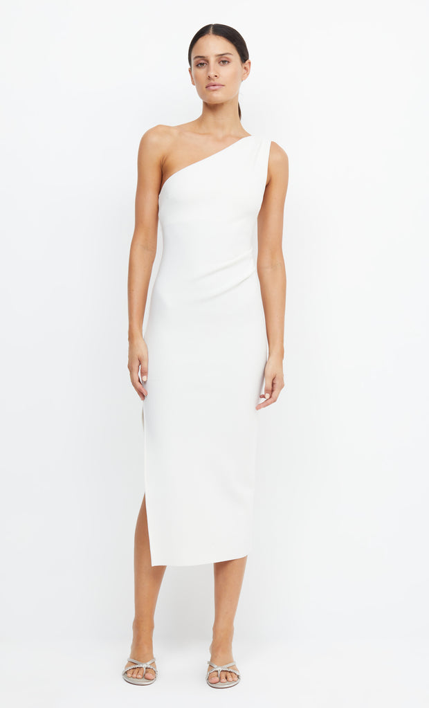 BE MINE ASYM DRESS - IVORY