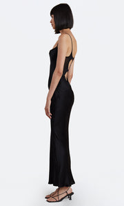 MALYKA MAXI DRESS - BLACK