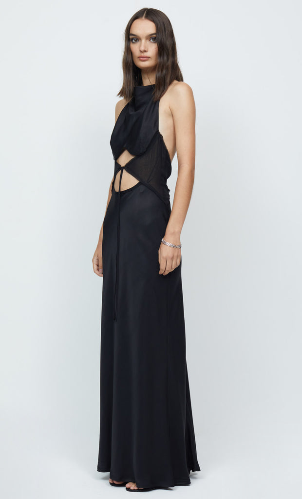 NAOMI MAXI DRESS - BLACK