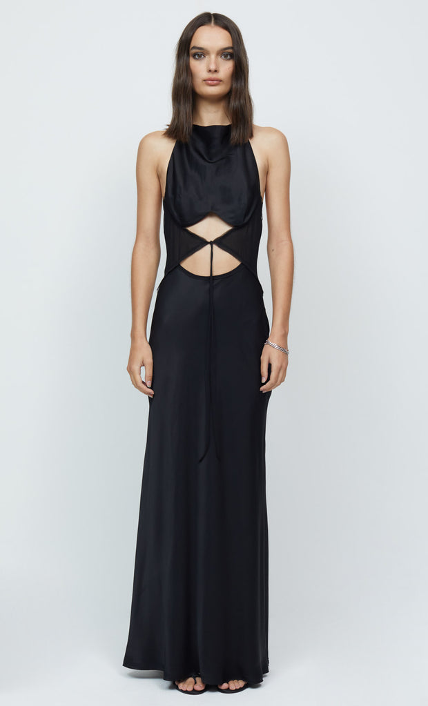 NAOMI MAXI DRESS - BLACK