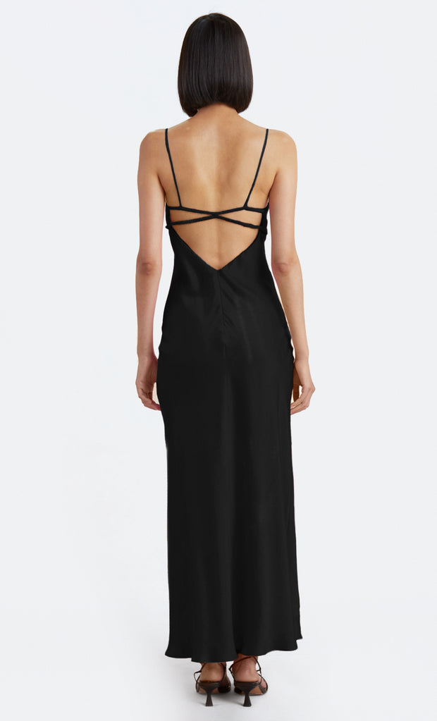 AMBER MAXI DRESS - BLACK