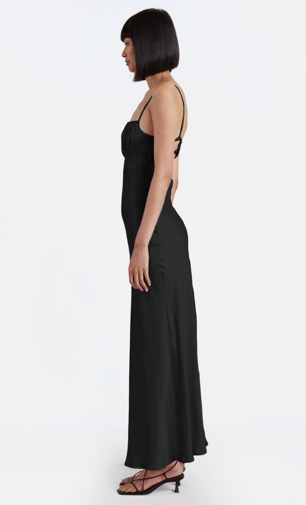 AMBER MAXI DRESS - BLACK