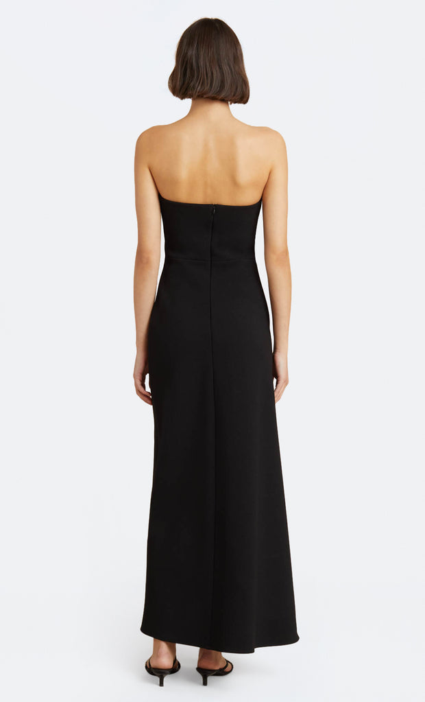 RYAN STRAPLESS DRESS - BLACK