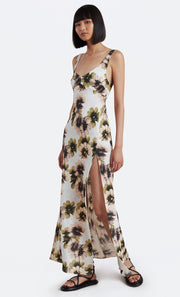 BLOOM LINEN MAXI - IVORY PRINT