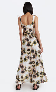 BLOOM LINEN MAXI - IVORY PRINT