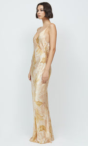 DUSTY PALMS MAXI DRESS - DUSTY PALMS