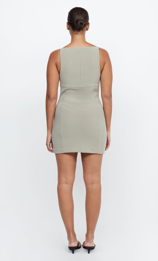 MARISOL MINI DRESS - SILVER SAGE