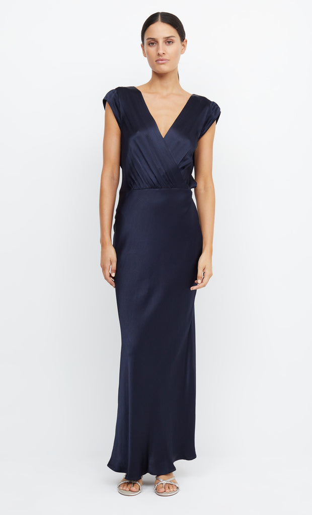 Moon Dance Maxi Bridesmaid Dress in Ink Navy by Bec + Bridge