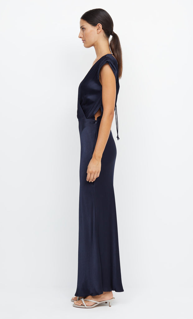 Moon Dance Maxi Bridesmaid Dress in Ink Navy by Bec + Bridge