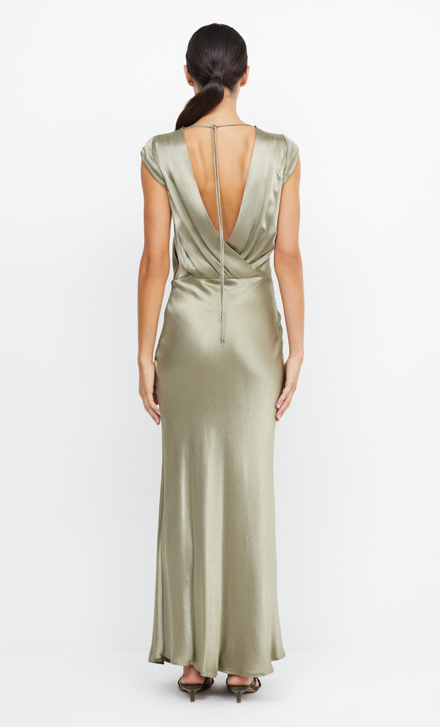 Moon Dance Maxi Dress V Neck in Sage Green by Bec + Bridge