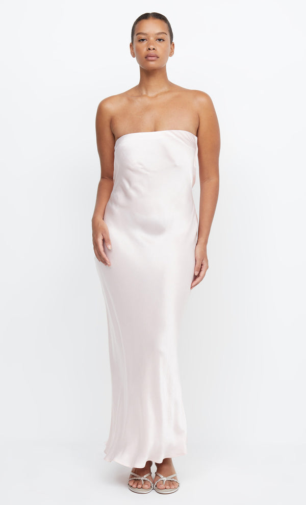 Moon Dance Strapless Formal Dress in Blush Pink by Bec + Bridge