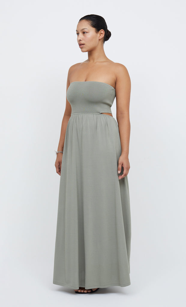 MIRANDA KNIT DRESS - SAGE