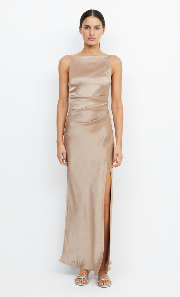 THE DREAMER MAXI DRESS - GOLDEN