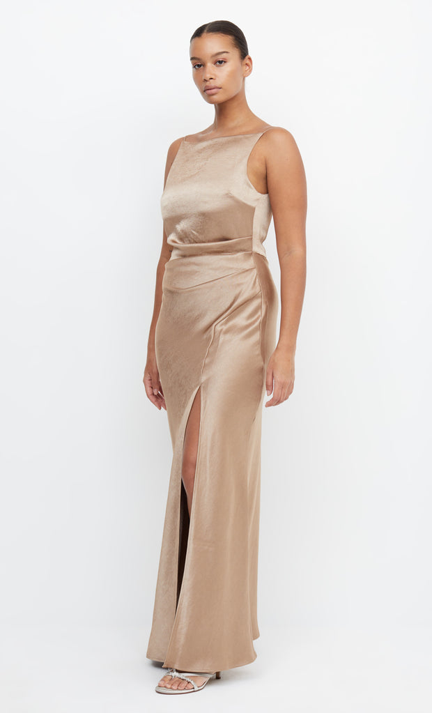 THE DREAMER MAXI DRESS - GOLDEN