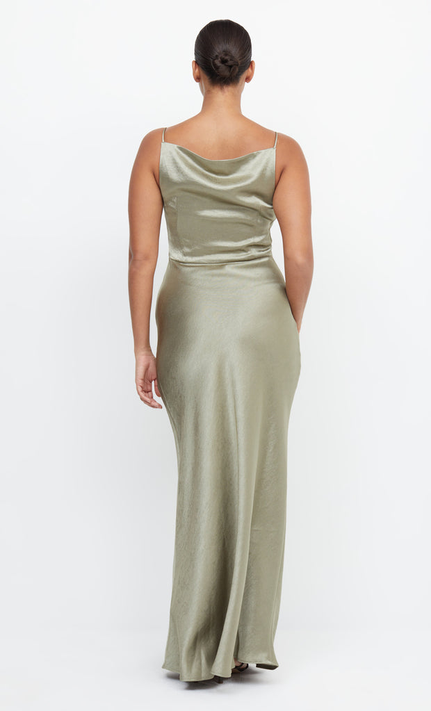 Dreamer High neck Maxi Dress in Sage Green by Bec + Bridge