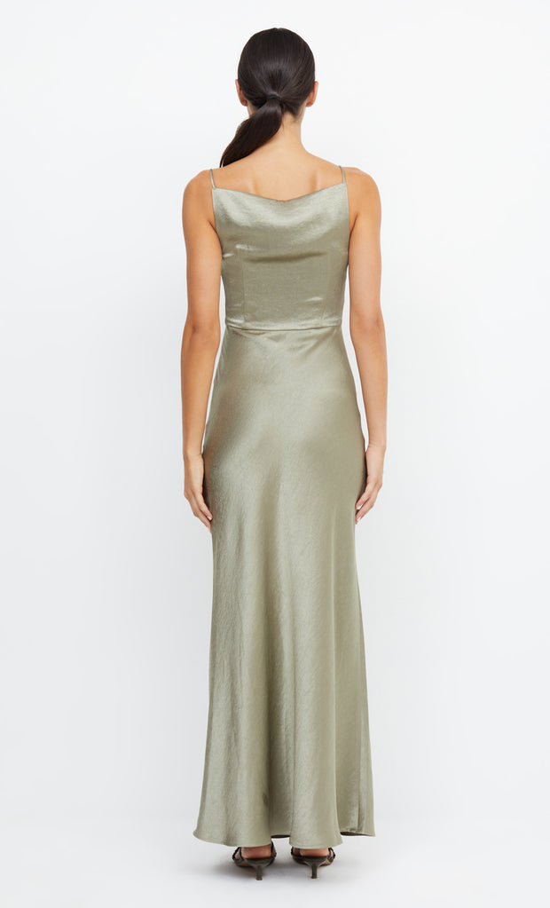 Dreamer High neck Maxi Dress in Sage Green by Bec + Bridge