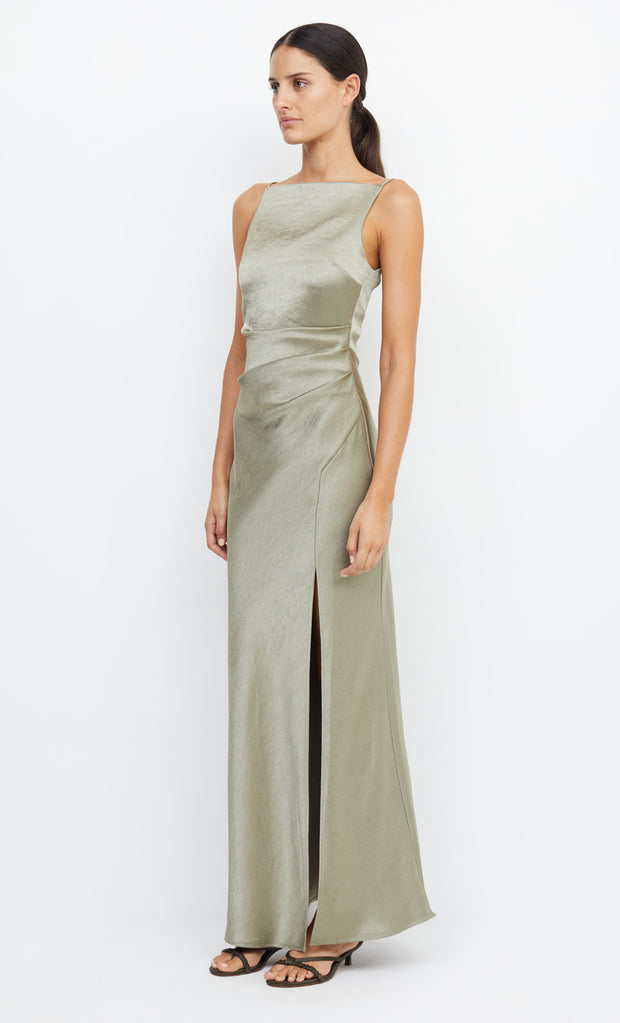 Dreamer High neck Maxi Dress in Sage Green by Bec + Bridge