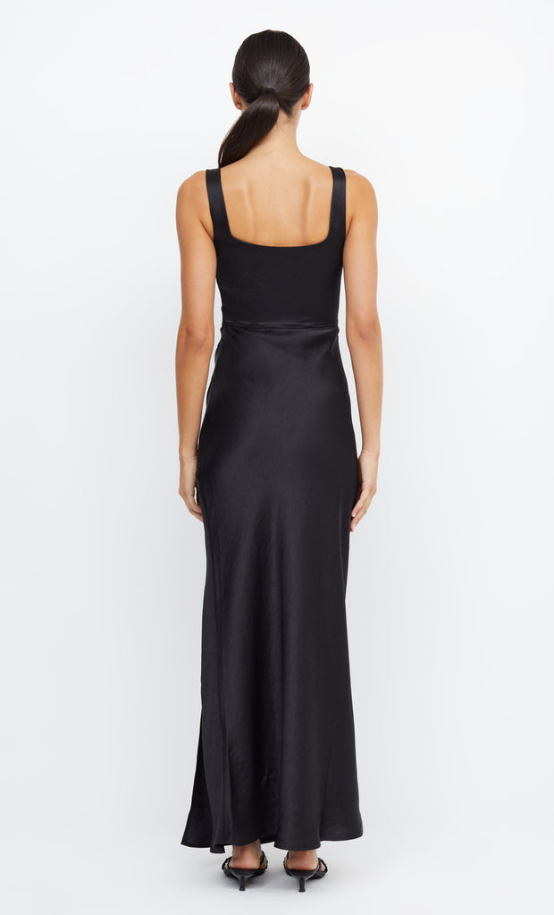 Dreamer Square Neck Formal Bridesmaid Dress in Black by Bec + Bridge