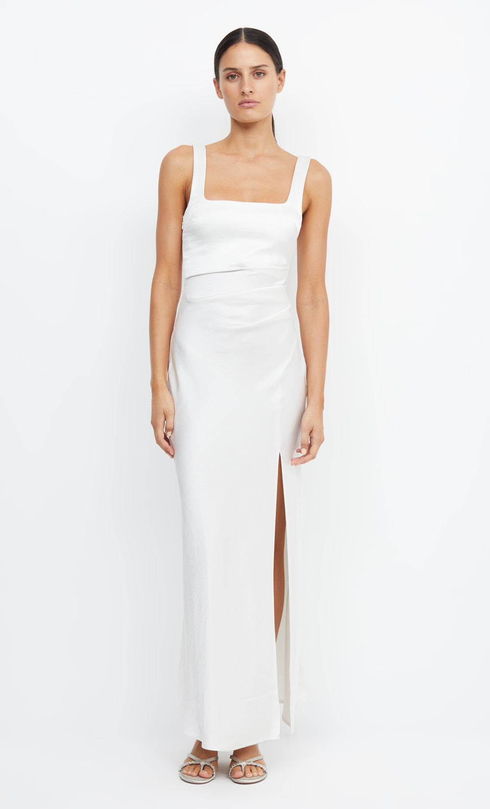 the dreamer strapless dress ivory