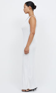 TILDA V NECK KNIT MAXI DRESS - IVORY